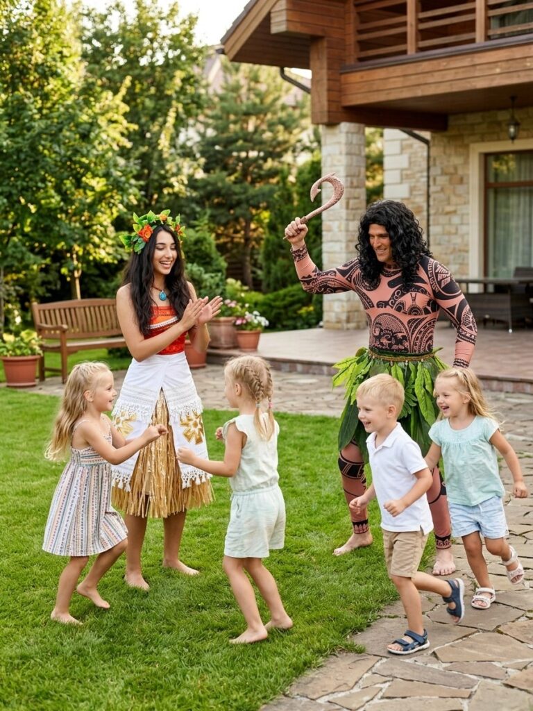 аниматор моана и мауи
